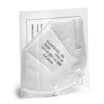 Mascherine FFP2 Bianche, Certificate CE 2834 e EN149, Mascherina Senza Valvola con Clip Salva Orecchie e Confezionata Singolarmente, BFE ≥ 95%, Face Mask con Alta Efficienza di Filtraggio - Dolomiti Medical