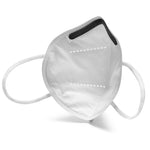 Mascherine FFP2 Bianche, Certificate CE 2834 e EN149, Mascherina Senza Valvola con Clip Salva Orecchie e Confezionata Singolarmente, BFE ≥ 95%, Face Mask con Alta Efficienza di Filtraggio - Dolomiti Medical