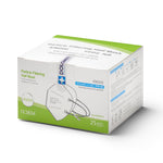 Mascherine FFP2 Bianche, Certificate CE 2834 e EN149, Mascherina Senza Valvola con Clip Salva Orecchie e Confezionata Singolarmente, BFE ≥ 95%, Face Mask con Alta Efficienza di Filtraggio - Dolomiti Medical