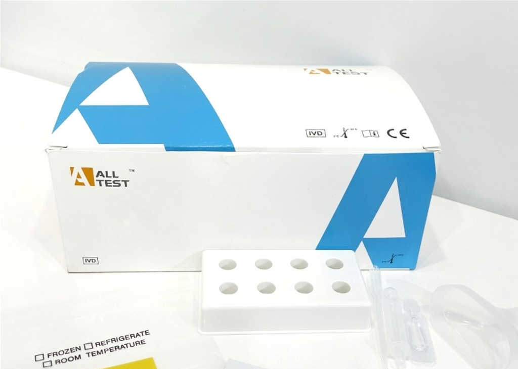 Test salivare per Coronavirus (SARS-CoV-2) All Test, Certificato CE, Confezione da 20
