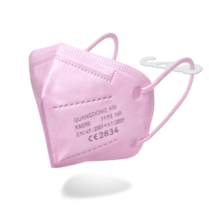 Mascherine FFP2 Rosa, Certificate CE 2834 e EN149, Mascherina Pink Senza Valvola con Clip Salva Orecchie e Confezionata Singolarmente, BFE ≥ 95%, Face Mask con Alta Efficienza di Filtraggio - Dolomiti Medical